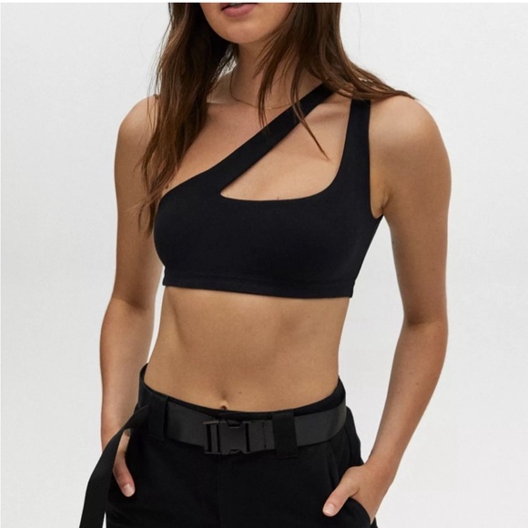 Aritzia Tops - TNA aritzia black bra top medium
